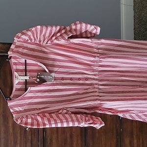 Matilda Jane Heart to Heart McIntosh Red Striped Knit Dress